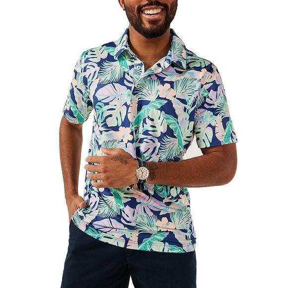 Chubbies Men’s Tropical Print Short Sleeve Shirt Size Medium 697M - Picture 1 of 7